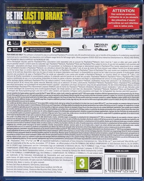 F1 23 - PS5 (A-Grade) (Genbrug)